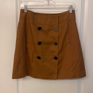 Loft double breasted skirt size 6